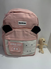 Load image into Gallery viewer, Պայուսակ դպրոց Արջուկ խաղալիքով Smile Love 0435