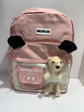 Load image into Gallery viewer, Պայուսակ դպրոց Արջուկ խաղալիքով Smile Love 0435