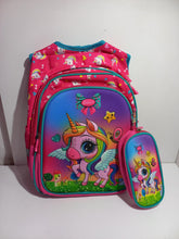 Load image into Gallery viewer, Պայուսակ դպրոց օրթոպետիկ, դիմացը կոշտ, գրչատուփով 0478