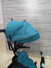 Загрузить изображение в средство просмотра галереи, Հեծանիվ եռանիվ, սեւ, կտորե նստատեղով