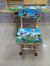 Load image into Gallery viewer, Մանկական գրասեղան՝ աթոռով, 2713
